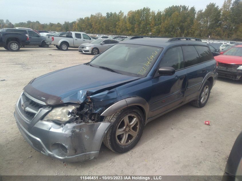 2008 Subaru Outback 2.5I VIN: 4S4BP61C787314128 Lot: 11846451