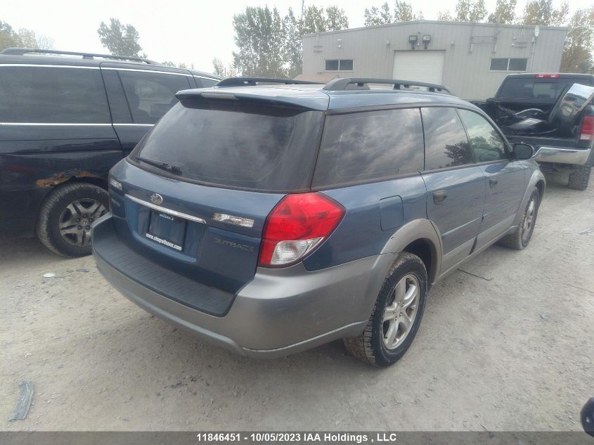 2008 Subaru Outback 2.5I VIN: 4S4BP61C787314128 Lot: 11846451