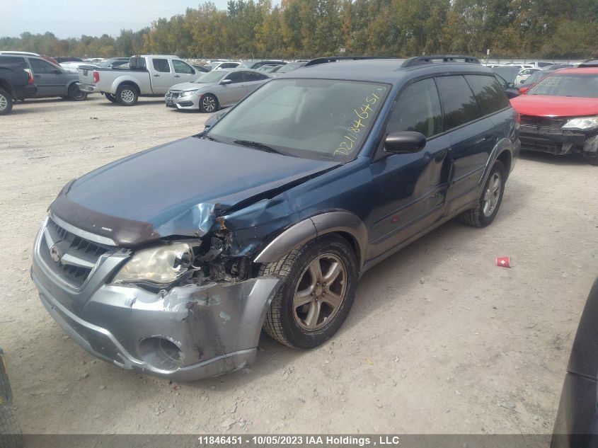 2008 Subaru Outback 2.5I VIN: 4S4BP61C787314128 Lot: 11846451