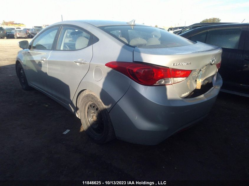 2013 Hyundai Elantra Gl VIN: 5NPDH4AE5DH256381 Lot: 11846625