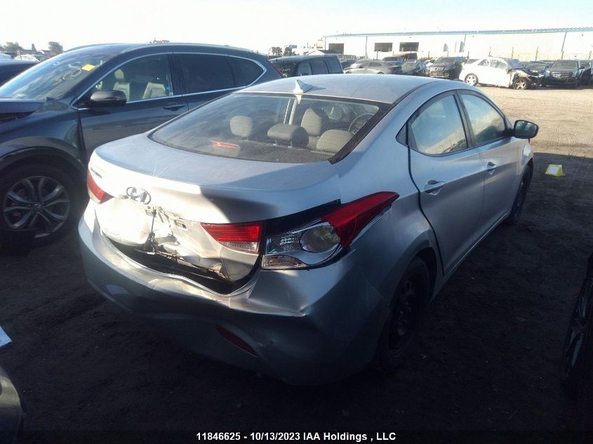 2013 Hyundai Elantra Gl VIN: 5NPDH4AE5DH256381 Lot: 11846625