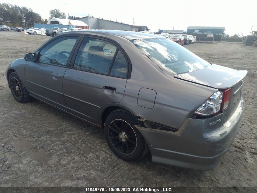 2005 Honda Civic VIN: 2HGES168X5H003365 Lot: 11846776