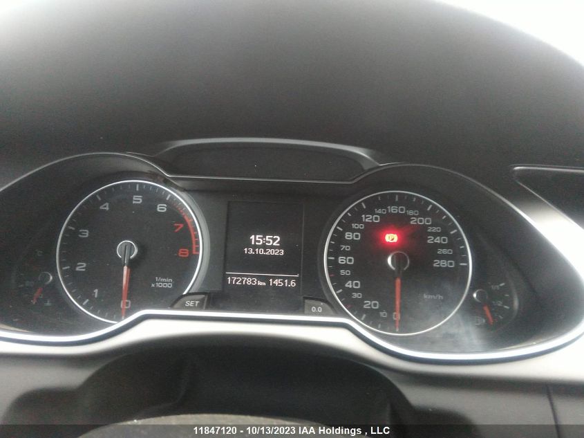 2014 Audi A4 Komfort VIN: WAUBFCFL4EN040969 Lot: 11847120