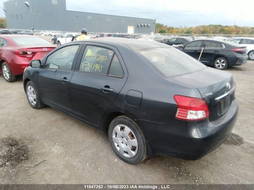 2011 Toyota Yaris VIN: JTDBT4K38B1397940 Lot: 11847282