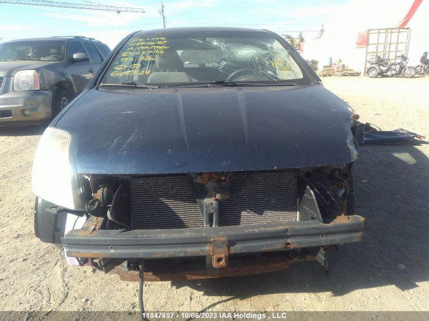 2010 Nissan Sentra 2.0 VIN: 3N1AB6AP1AL657166 Lot: 11847687