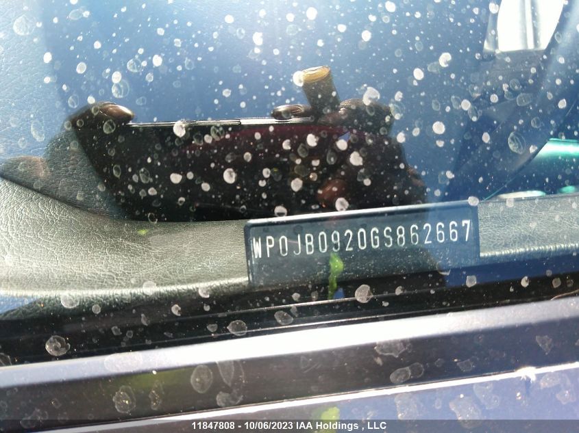 1986 Porsche 928 S VIN: WP0JB0920GS862667 Lot: 11847808