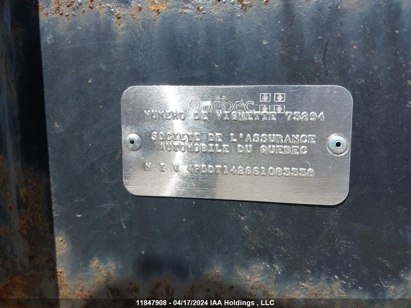 2006 Pj Trailers Trailer Pj Trailer VIN: 4P5DT142661083338 Lot: 39240992