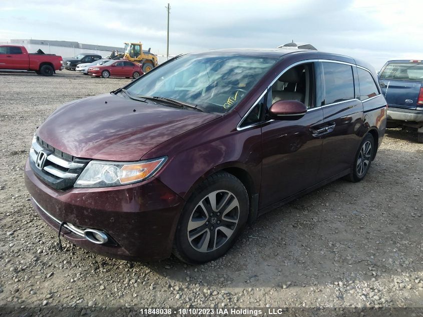 2016 Honda Odyssey Touring VIN: 5FNRL5H97GB512610 Lot: 11848038