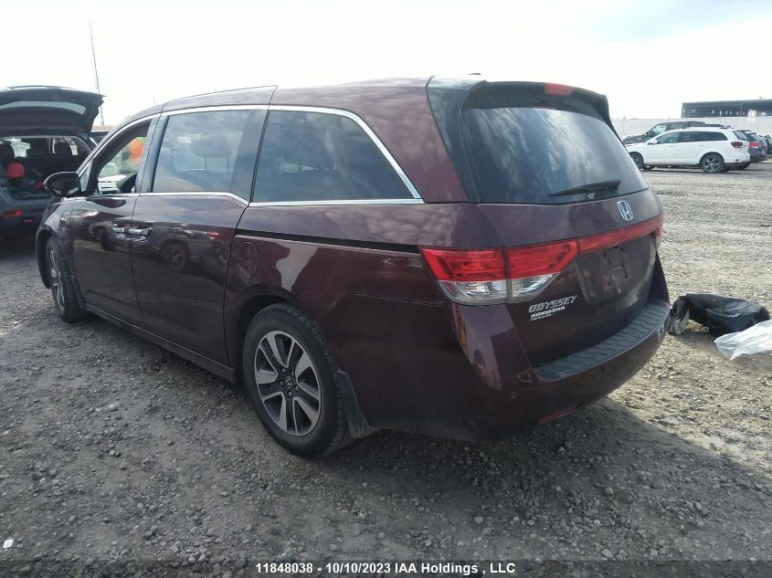 2016 Honda Odyssey Touring VIN: 5FNRL5H97GB512610 Lot: 11848038