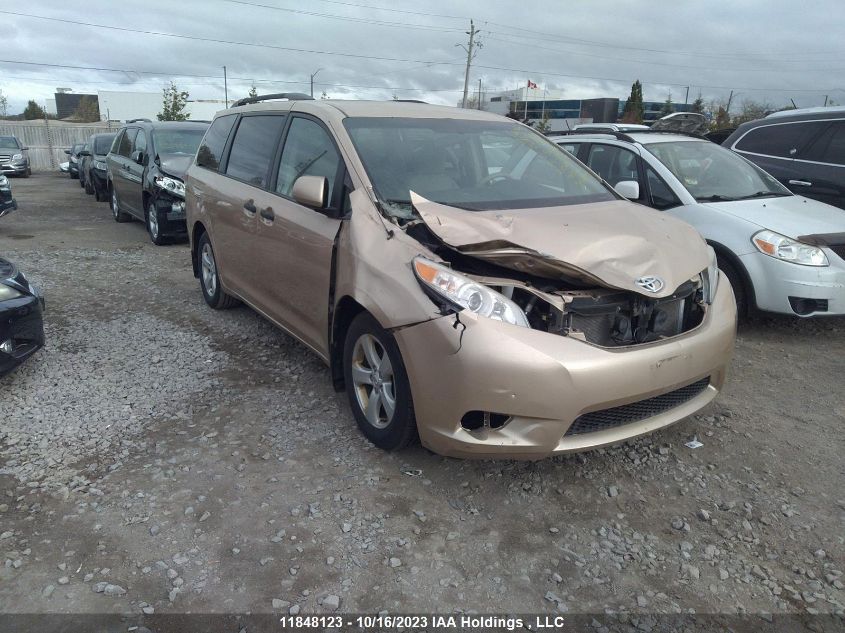 2012 Toyota Sienna Ce VIN: 5TDZK3DC8CS232080 Lot: 11848123