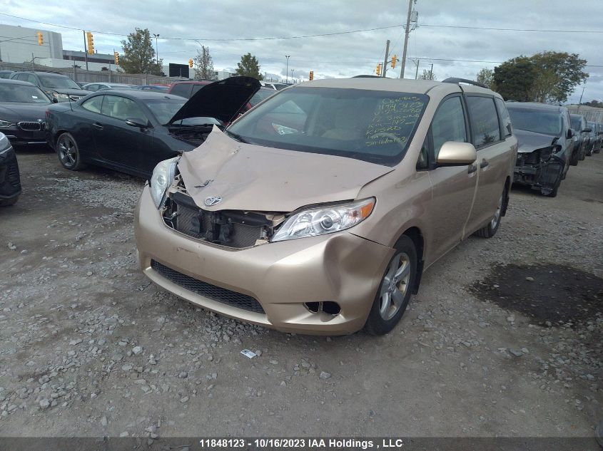 2012 Toyota Sienna Ce VIN: 5TDZK3DC8CS232080 Lot: 11848123