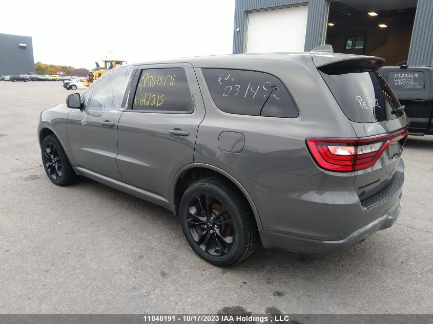 2021 Dodge Durango Gt VIN: 1C4RDJDG0MC642215 Lot: 11848191