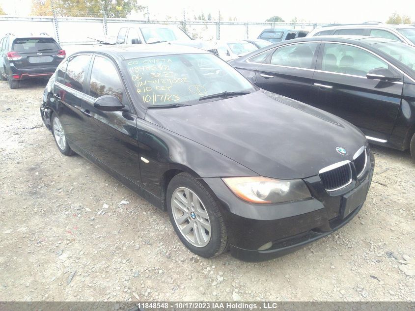 2006 BMW 3 Series 323I VIN: WBAVB53546KW29002 Lot: 11848548