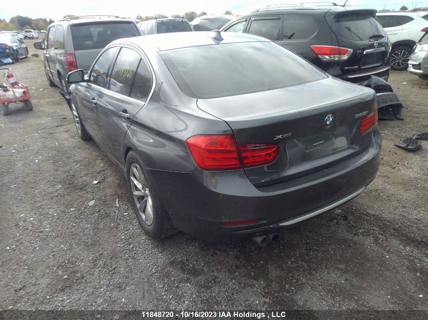 2014 BMW 3 Series 328I xDrive VIN: WBA3B3G55ENR83341 Lot: 11848720