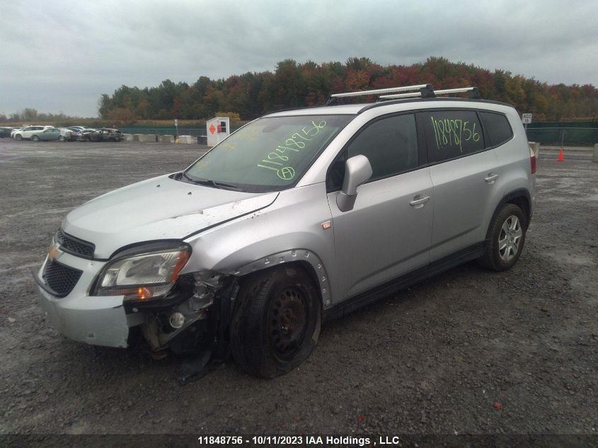 2012 Chevrolet Orlando VIN: KL77P2EM3CK594154 Lot: 11848756