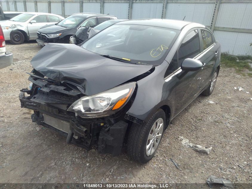 2016 Kia Rio Lx/Ex/Lx+/Sx/Lx+ Eco VIN: KNADM4A38G6008907 Lot: 11849013