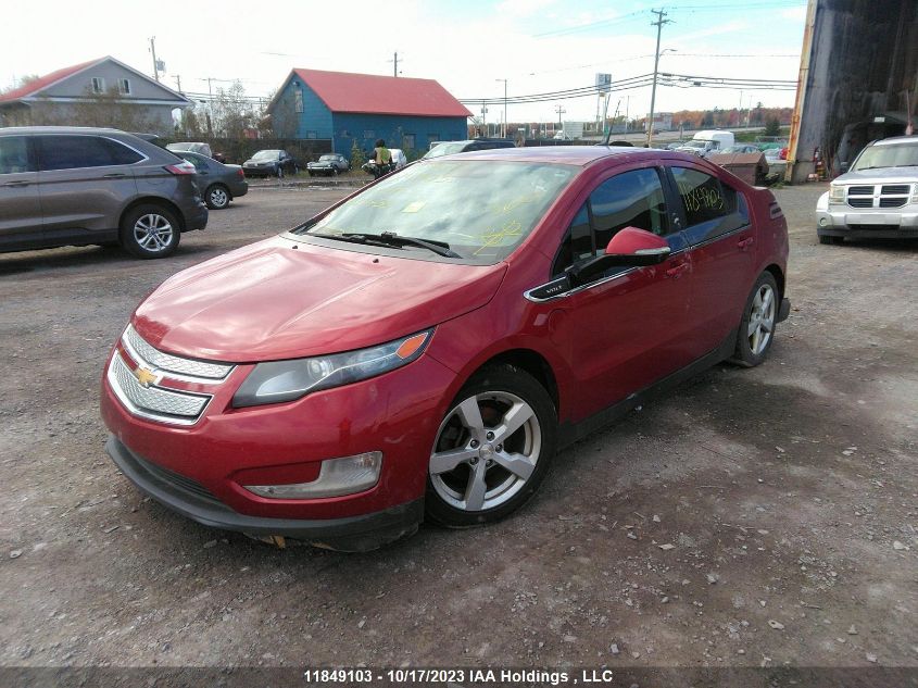 2013 Chevrolet Volt VIN: 1G1RA6E40DU124733 Lot: 11849103