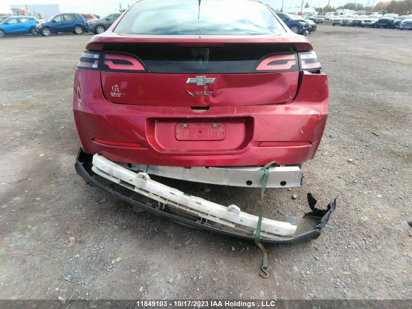 2013 Chevrolet Volt VIN: 1G1RA6E40DU124733 Lot: 11849103