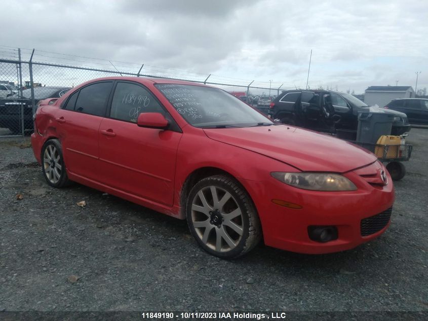 2008 Mazda Mazda6 Gs/Gt VIN: 1YVHP85D485M17672 Lot: 11849190