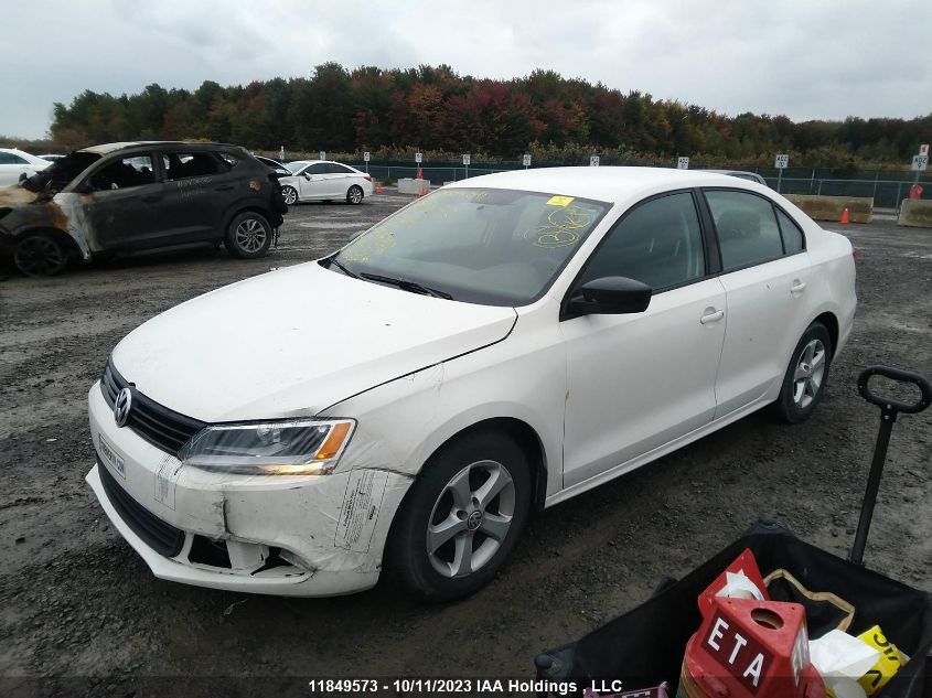 2013 Volkswagen Jetta Sedan Trendline/Trendline+ VIN: 3VW2K7AJ1DM377262 Lot: 11849573