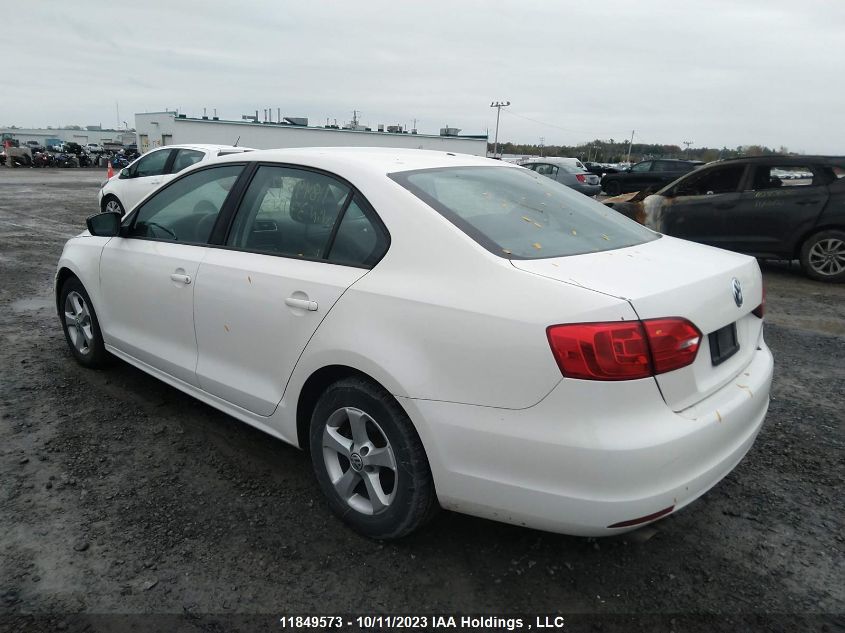 2013 Volkswagen Jetta Sedan Trendline/Trendline+ VIN: 3VW2K7AJ1DM377262 Lot: 11849573