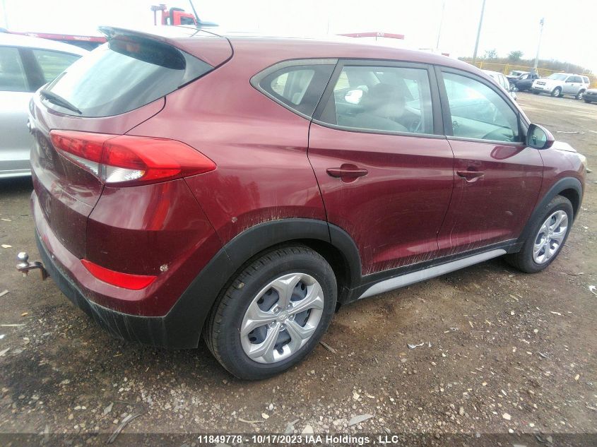 2017 Hyundai Tucson VIN: KM8J23A46HU357295 Lot: 11849778