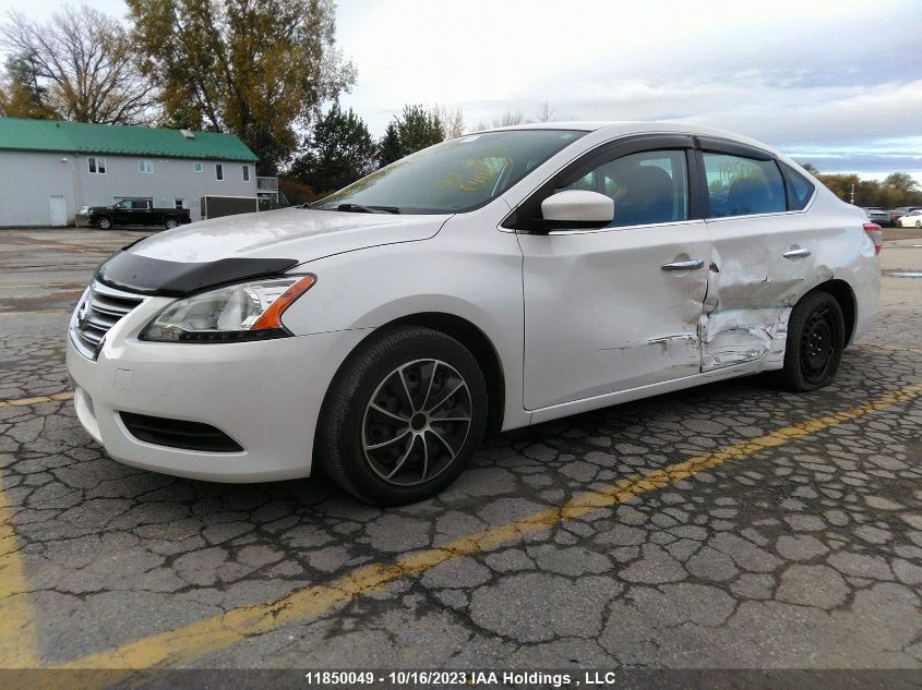 2013 Nissan Sentra S/Sv VIN: 3N1AB7AP1DL682935 Lot: 11850049