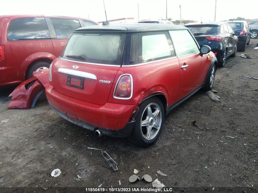 2008 Mini Cooper Hardtop VIN: WMWMF33568TT64634 Lot: 11850419