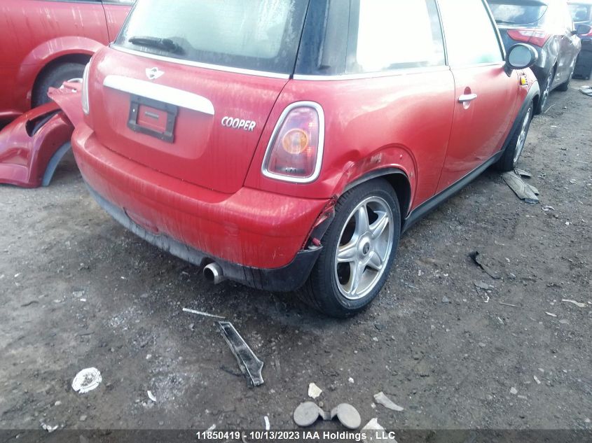 2008 Mini Cooper Hardtop VIN: WMWMF33568TT64634 Lot: 11850419