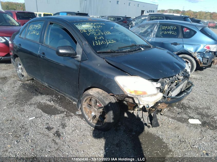 2008 Toyota Yaris VIN: JTDBT923681277138 Lot: 11850430