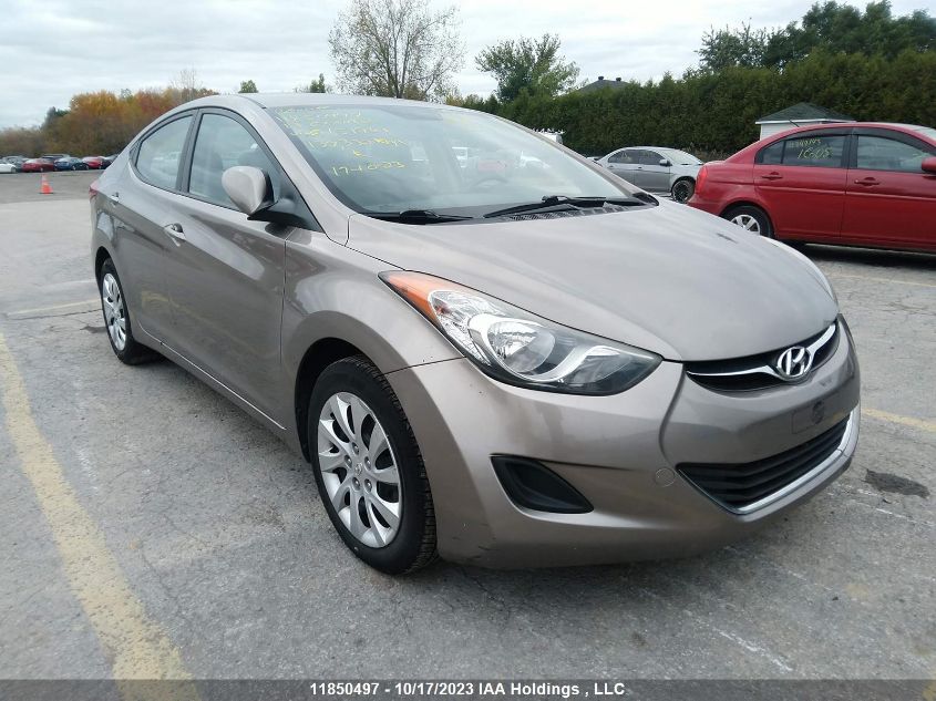 2013 Hyundai Elantra VIN: 5NPDH4AE2DH151961 Lot: 11850497