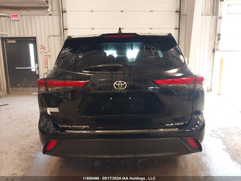 2020 Toyota Highlander Xle VIN: 5TDGZRBH0LS522169 Lot: 11850498