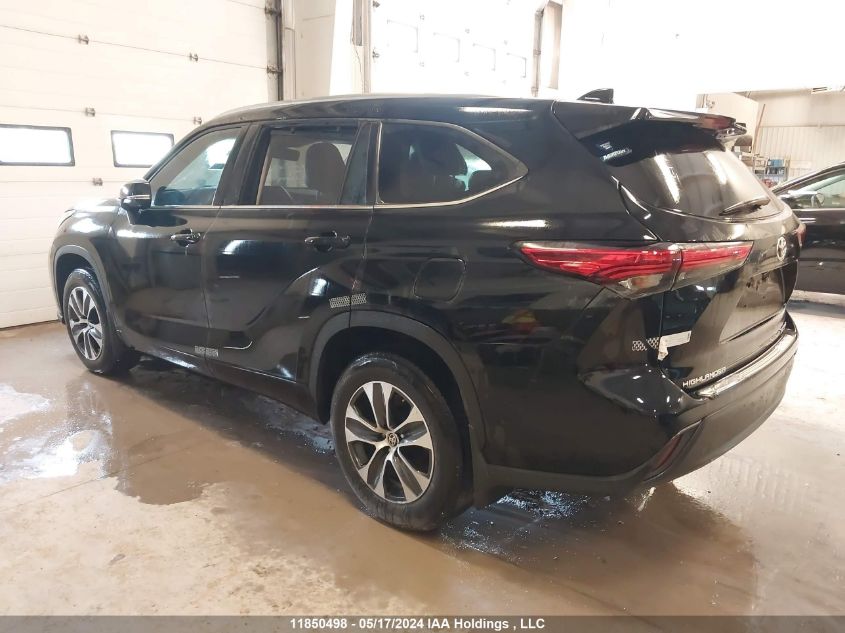 2020 Toyota Highlander Xle VIN: 5TDGZRBH0LS522169 Lot: 11850498