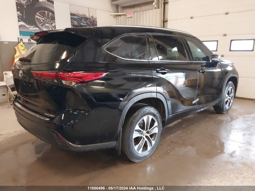 2020 Toyota Highlander Xle VIN: 5TDGZRBH0LS522169 Lot: 11850498