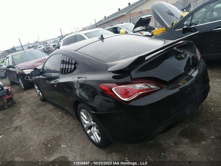 2013 Hyundai Genesis Coupe Premium VIN: KMHHT6KD6DU098376 Lot: 11850697