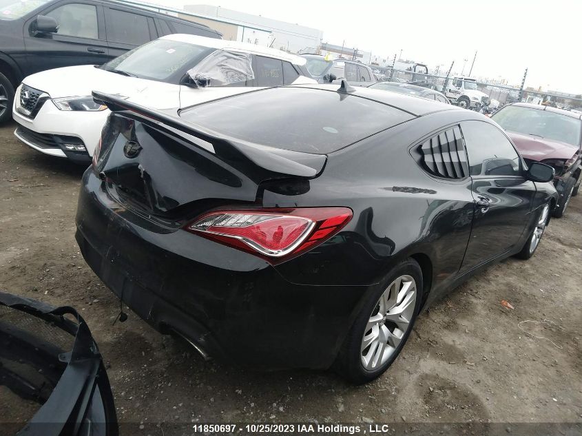 2013 Hyundai Genesis Coupe Premium VIN: KMHHT6KD6DU098376 Lot: 11850697