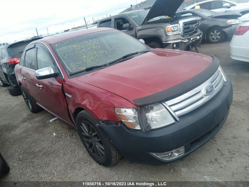 2009 Ford Taurus Limited VIN: 1FAHP28W39G126690 Lot: 11850716