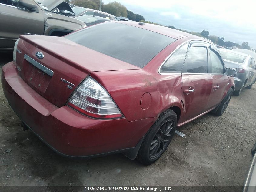 2009 Ford Taurus Limited VIN: 1FAHP28W39G126690 Lot: 11850716