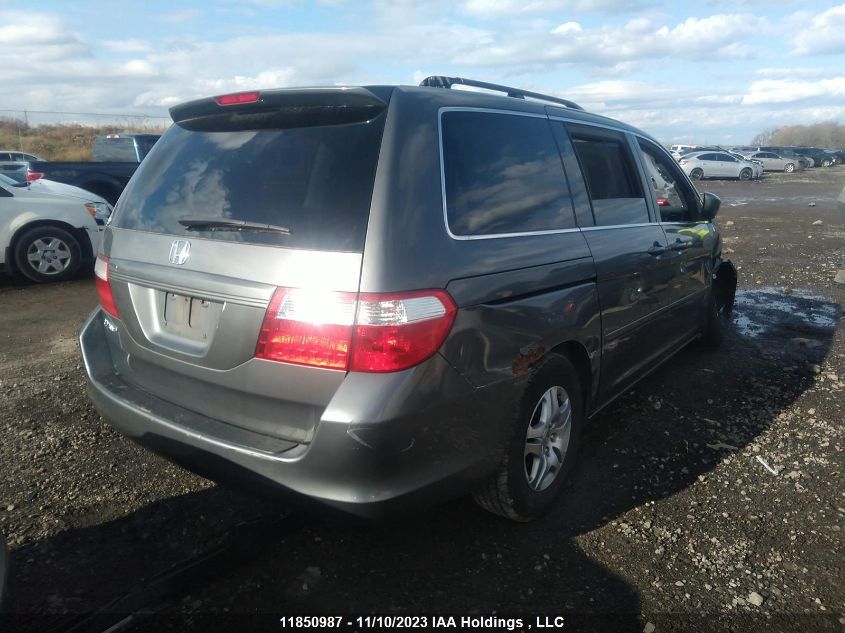 2007 Honda Odyssey Ex-L VIN: 5FNRL38697B512683 Lot: 11850987