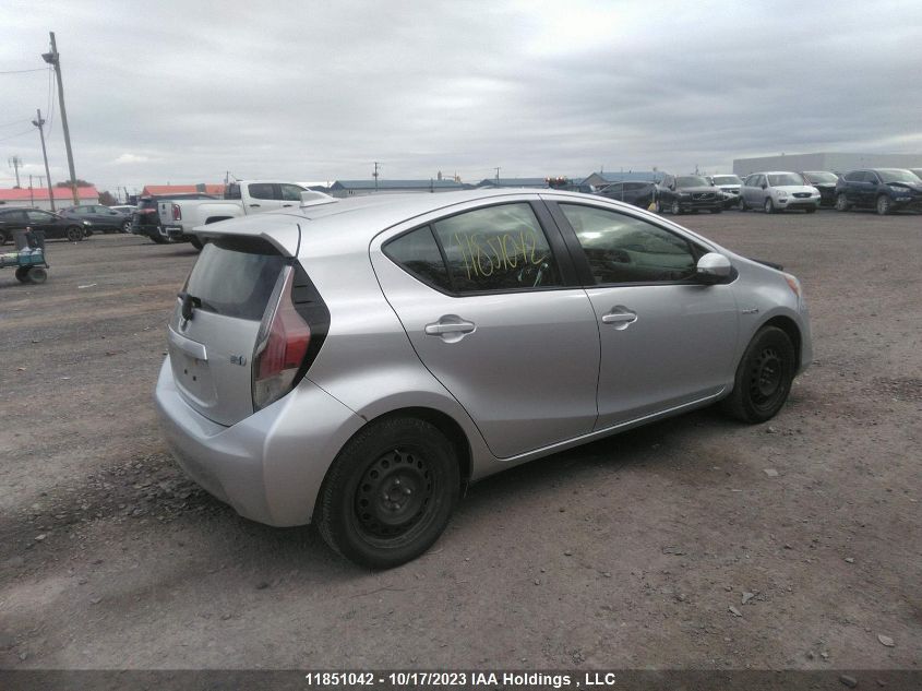 2015 Toyota Prius C VIN: JTDKDTB36F1099545 Lot: 11851042