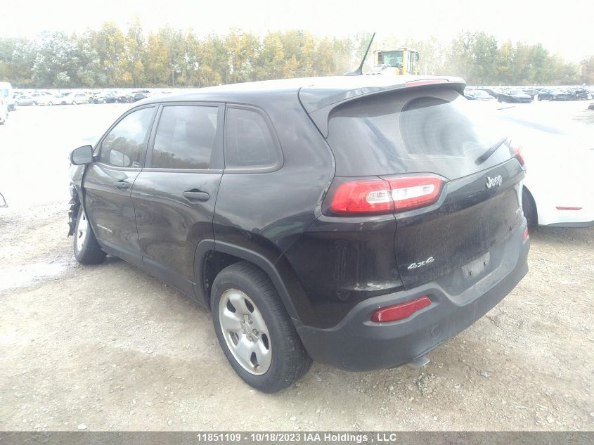 2016 Jeep Cherokee Sport VIN: 1C4PJMAB6GW338335 Lot: 11851109