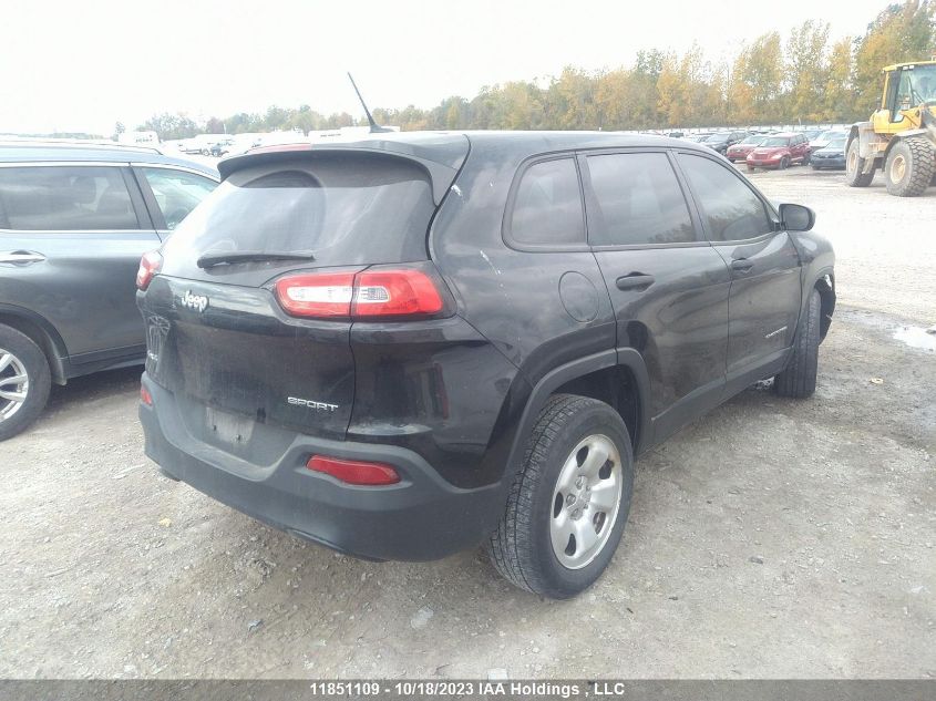 2016 Jeep Cherokee Sport VIN: 1C4PJMAB6GW338335 Lot: 11851109