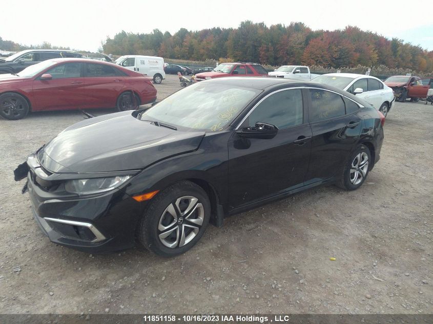 2019 Honda Civic Sedan Lx VIN: 2HGFC2F53KH028682 Lot: 11851158