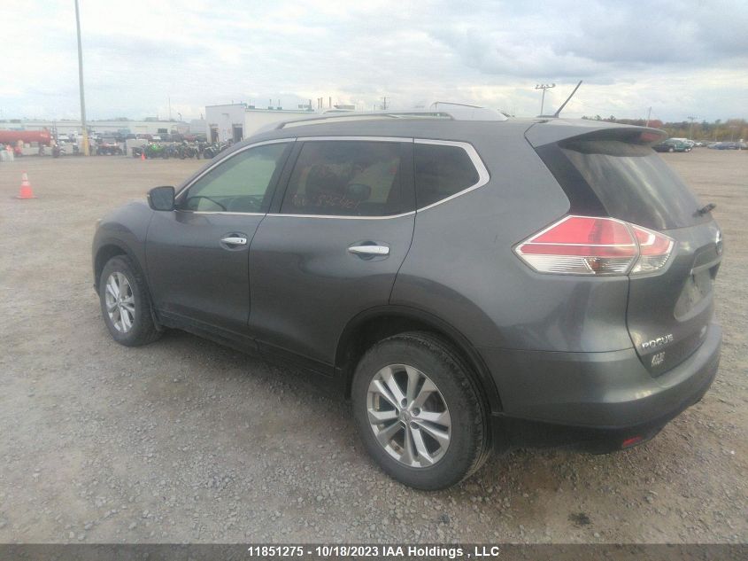 2015 Nissan Rogue Sv/S VIN: 5N1AT2MT3FC876401 Lot: 11851275