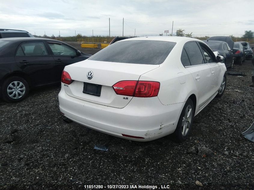 2011 Volkswagen Jetta Sedan Comfortline/Sportline VIN: 3VWDX7AJ5BM008749 Lot: 11851280