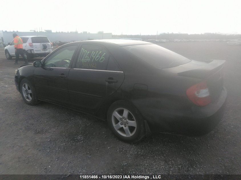 2004 Toyota Camry Le/Xle/Se VIN: 4T1BE32K84U346432 Lot: 11851466