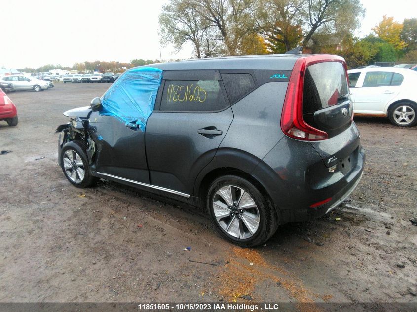 2021 Kia Soul Ev Ev Limited VIN: KNDJ33A10M7022534 Lot: 11851605