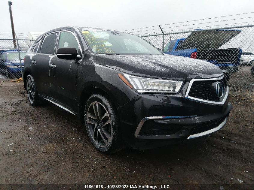 2017 Acura Mdx Nav Pkg VIN: 5FRYD4H40HB502797 Lot: 11851618