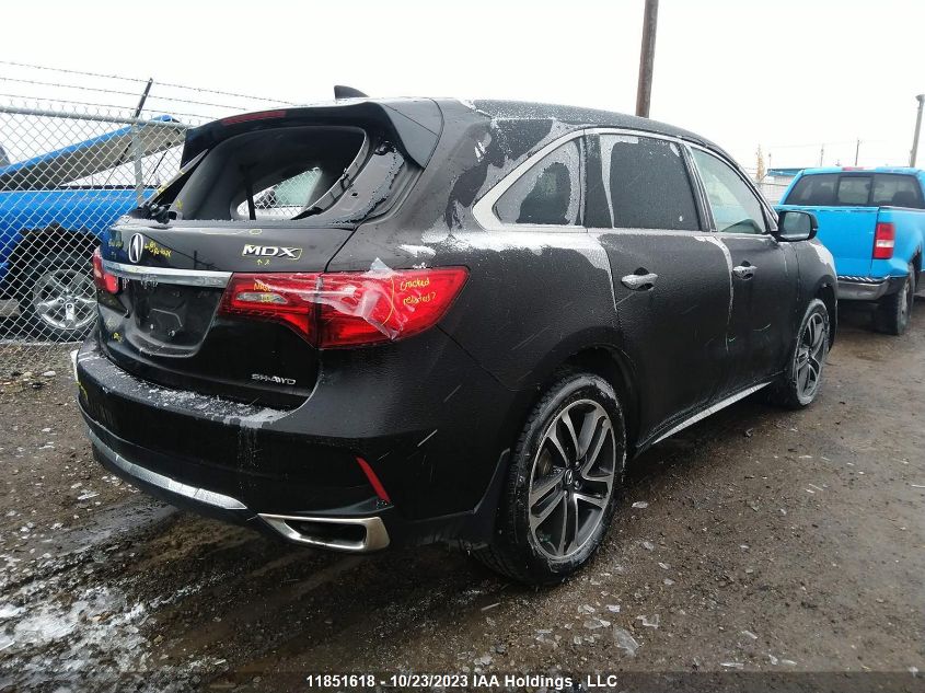 2017 Acura Mdx Nav Pkg VIN: 5FRYD4H40HB502797 Lot: 11851618