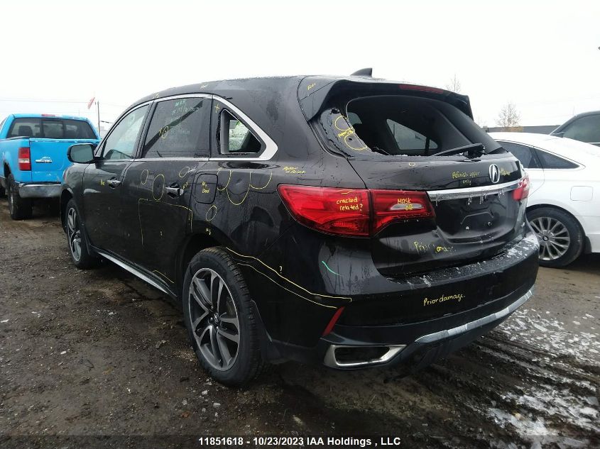 2017 Acura Mdx Nav Pkg VIN: 5FRYD4H40HB502797 Lot: 11851618